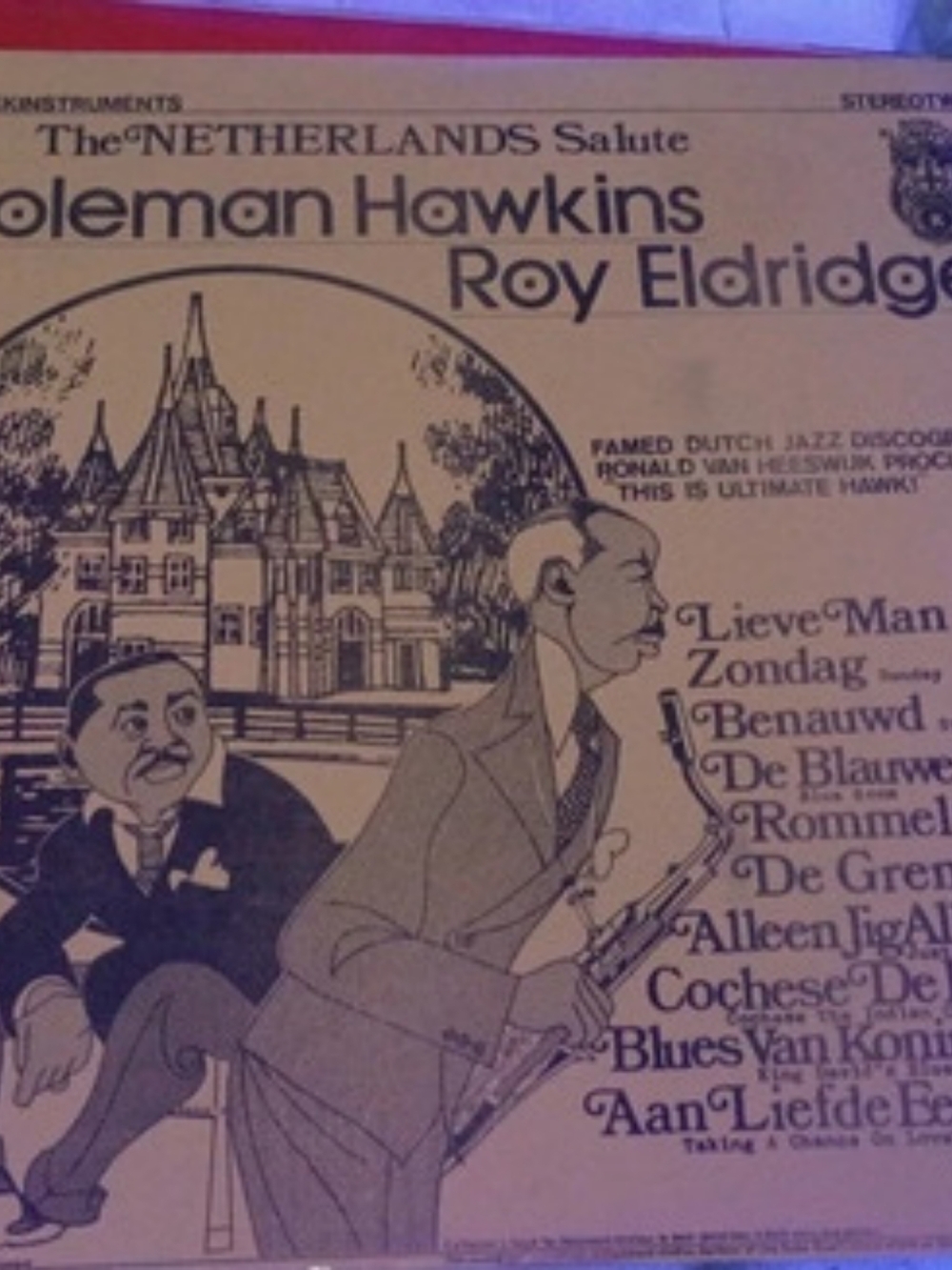 Coleman Hawkins The Netherlands Salute to Coleman Hawkins and Roy Eldridge Vinyl